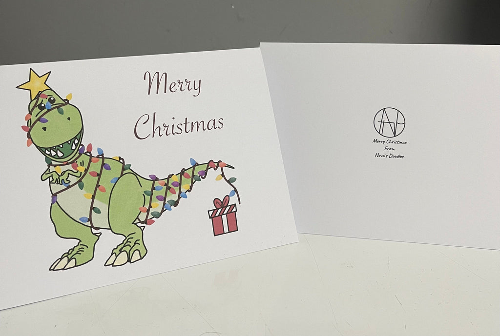 Nova's original design Christmas Cards (8 pack) Single or multi design