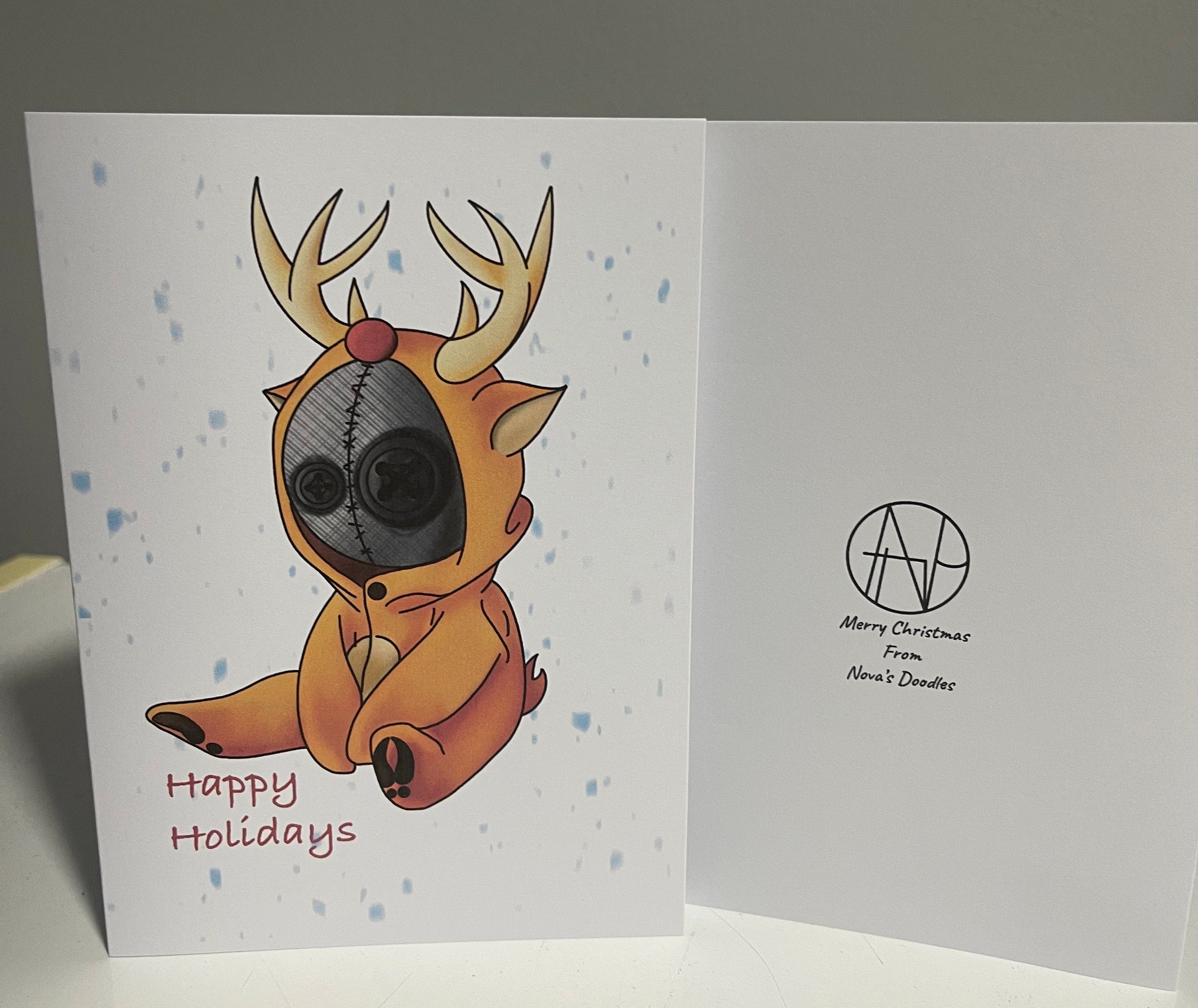 Nova's original design Christmas Cards (8 pack) Single or multi design