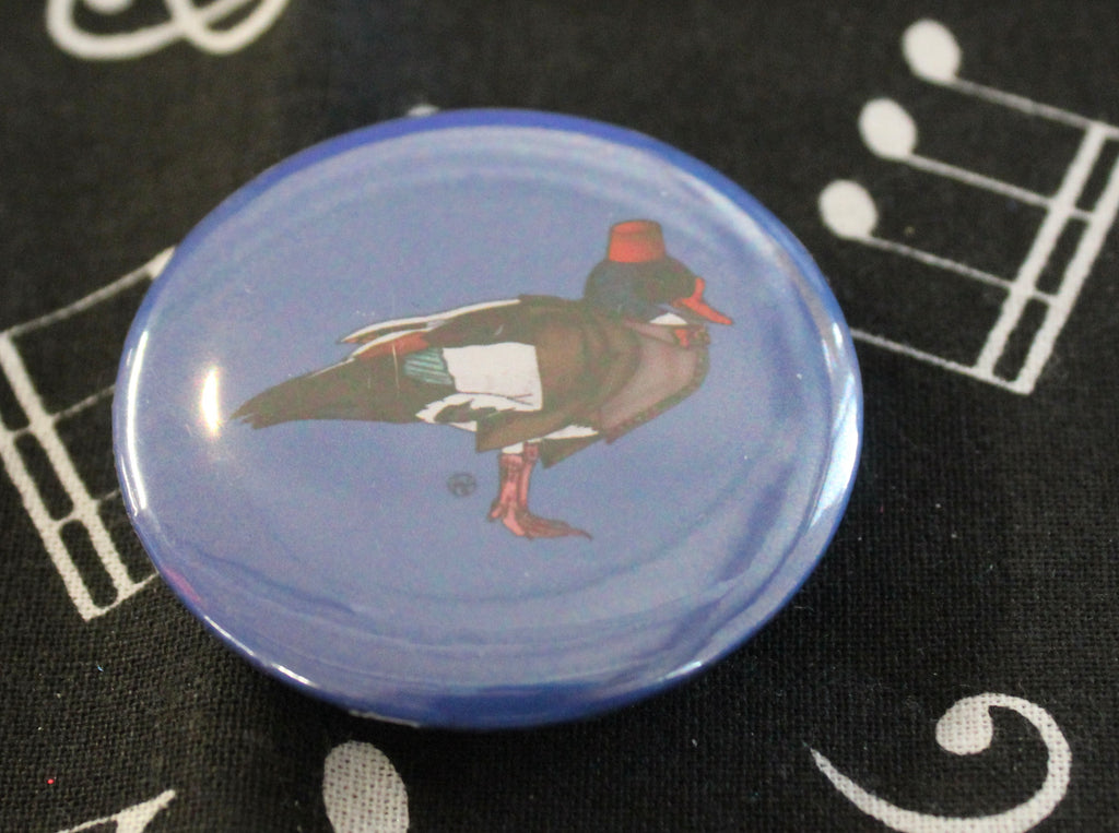 Matt Smith 11th ducktor round button badge 