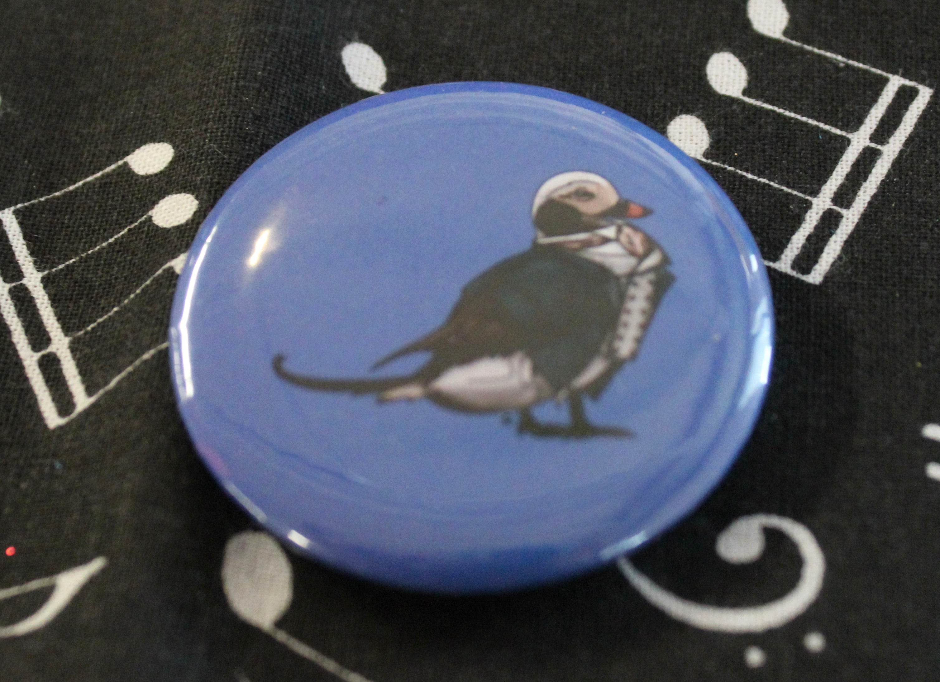 Paul McGann 8th ducktor round button badge 