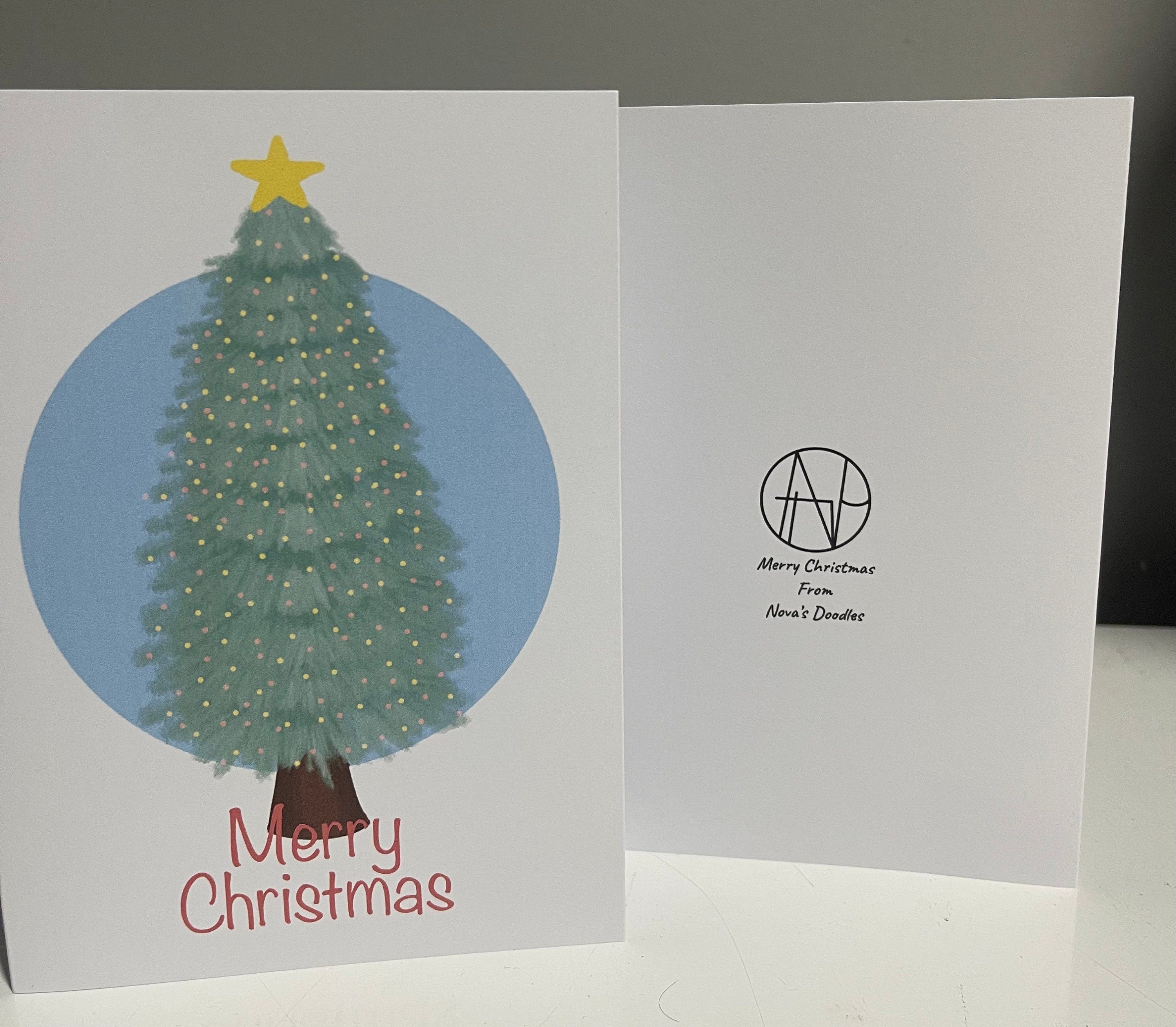 Nova's original design Christmas Cards (8 pack) Single or multi design