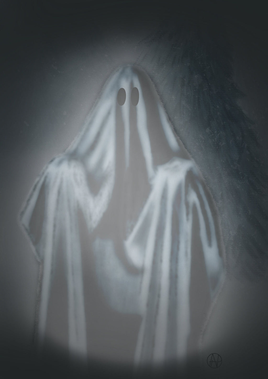 Ghost in the woods