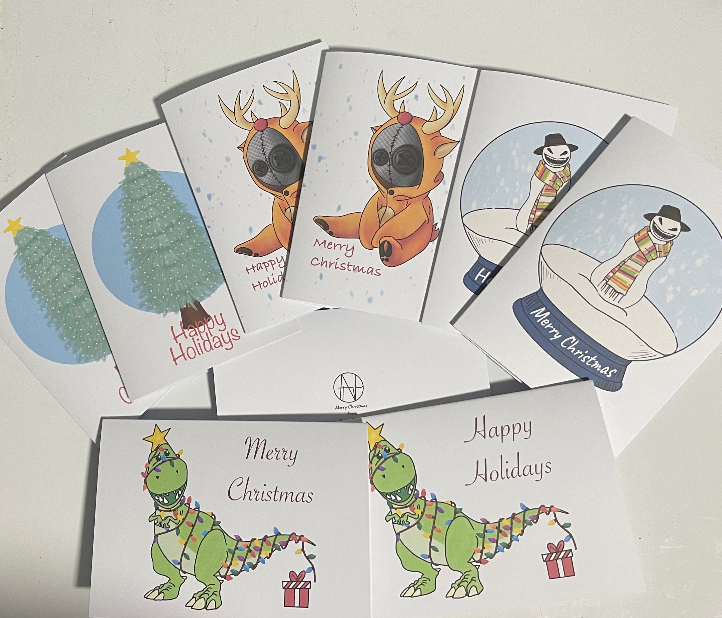 Nova's original design Christmas Cards (8 pack) Single or multi design