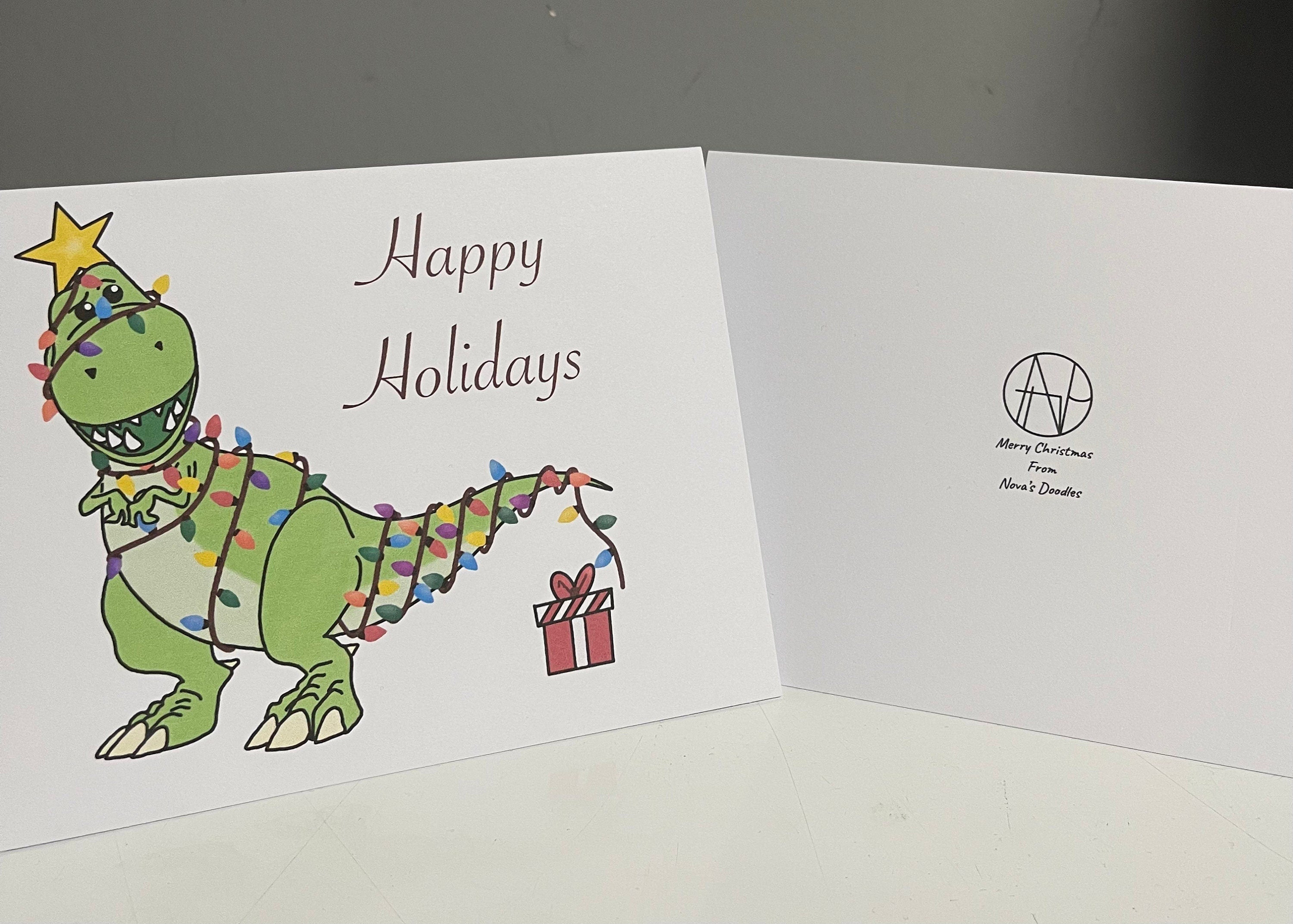 Nova's original design Christmas Cards (8 pack) Single or multi design